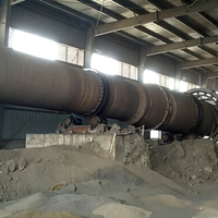 Four rotatif de torréfaction de minerai de sulfure de plomb-zinc HK-2.0*30m 50-80TPD, température de travail 800-1100°C, alimentation au charbon/gaz/huile, haute teneur en alumine