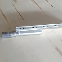 Brûleur tubulaire en fonte SUS304 durable et moderne, 25 000-30 000 BTU, allumage électronique, remplacement universel pour grills à gaz
