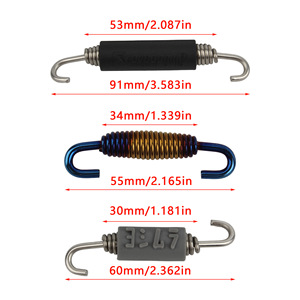 สปริงดันท่อไอเสียรถจักรยานยนต์ Zuqing ขนาด 60 มม. สแตนเลส ยางกันกระแทก ใช้ได้กับรถทั่วไป - Product Image 2