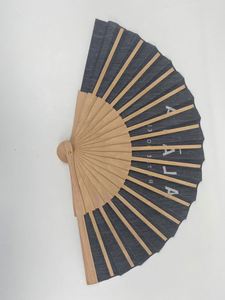 Abanico Plegable de Madera Grabado Personalizado QM, Abanicos Personalizados para Bodas, Cumpleaños, Decoración de Fiestas de Bebés, Regalos para Invitados - Product Image 3