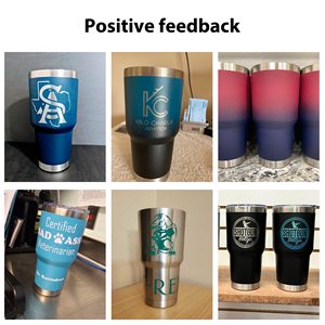 Custom logo Powder Coated Regular Stainless Steel Tumbler Powder Coated Double Wall Coffee 30oz 20 oz Travel Car Mugs Tumblers - Product Image 6