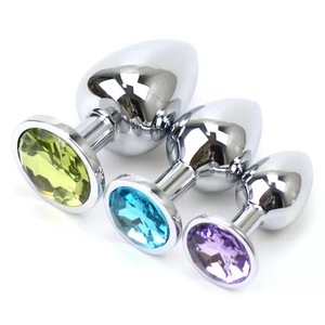 <span class=keywords><strong>Plug</strong></span> Anale in Acciaio Inossidabile con <span class=keywords><strong>Gioiello</strong></span>, Giocattoli Sessuali, <span class=keywords><strong>Plug</strong></span> Anale con <span class=keywords><strong>Gioiello</strong></span> in Acciaio Inossidabile per Donna - Product Image 1