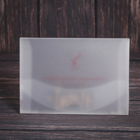 Boîte d'emballage en PVC plastique, boîte pliante universelle givrée, boîte en plastique pour animaux de compagnie, vente en gros