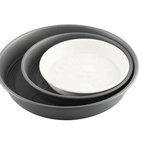 HUAJIN 5 7 9 pouces intérieur maison jardin terre cuite jardinière plateaux en plastique soucoupes pour plantes pour pot de fleur 15 18 24 cm Options disponibles