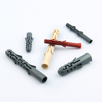 Cheville murale en plastique, cheville murale en nylon, cheville murale extensible avec vis