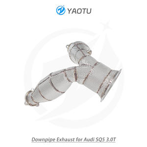 Prix d'usine <span class=keywords><strong>YT</strong></span>, acier inoxydable SS304, épaisseur 1,5 mm, finition miroir, collecteur d'échappement de course, double convertisseur catalytique, isolation thermique - Product Image 2