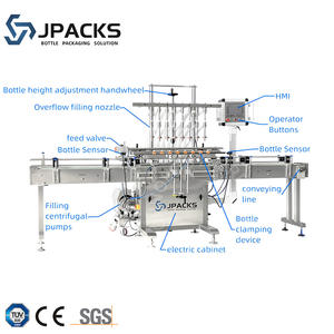 जैपैक्स स्वचालित सैनिटाइज़र कॉस्मेटिक त्वचा लोशन शैम्पू धोने तरल साबुन डिटर्जेंट बोतल ओवरफ्लो फिलिंग मशीन - Product Image 4