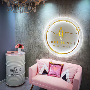 Hiện đại Backlit tường dấu hiệu cho móng tay spa tùy chỉnh 3D chiếu sáng chữ cái với tiết kiệm năng lượng LED chiếu sáng - Product Image 3