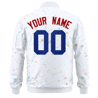 Meilleure qualité personnalisée hommes grande taille Baseball Bomber vestes hiver coupe-vent manteaux col montant toile Style Letterman