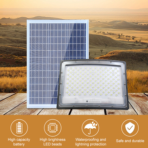 High Brightness <strong>Solar</strong> Powered Flood Light 300 Watt 500W <strong>Solar</strong> Flood Lamp with IP65 Waterproof for <strong>Outdoor</strong> Garden <strong>Lighting</strong> - Product Image 4