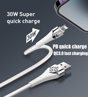 LDNIO LS862 Vente en gros PD 30W Câble de données de charge de téléphone Câble USB-A à USB-C Charge rapide Câbles de données USB Données pour téléphone
