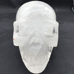 Chất Lượng Cao Tự Nhiên Rõ Ràng Trắng Tinh Thể Thạch Anh Hộp Sọ Đánh Bóng Cuộc Sống Con Người Kích Thước Tay Khắc Đá Hộp Sọ Cho Trang Trí Nội Thất - Product Image 3