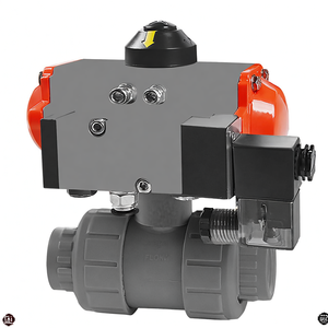 Actionneur pneumatique COVNA à retour par ressort, double union, résistant à la corrosion, avec vanne à bille en PP, pour compresseur d'air de 2 pouces, avec délai de 90 jours - Product Image 2