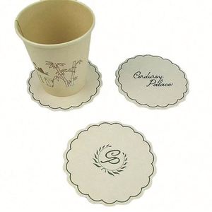 Manufacture Custom Printed Logo Round <b>Paper</b> <b>Coasters</b> Cheap Irregular Design for Drinking Promotional Item - Product Image 6
