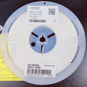 5000 pièces dans une bobine 470 Ohm 1% résistance de tolérance 0603-faible puissance, composant de précision (prix pour une bobine) Res <span class=keywords><strong>470R</strong></span> 1% 0603 - Product Image 1