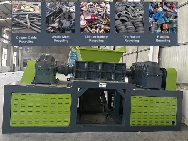 Automatic E-Waste Shredder with Motor-High Capacity for Shredding Crushing Old Phones Computers Electronic Scrap