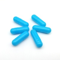 Capsules végétariennes naturelles de couleur verte HPMC Veggie Capsules vides de plante taille 00
