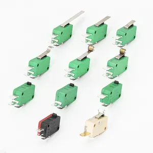 50GF ~ 400GF Medium Micro Switch 16A 250V Micro Limit Switch 2 Pins 3 Pins Micro Push Button Switch With Customizable Lever