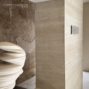 Vente en gros, grande dalle moderne durable et légère, pierre flexible en <span class=keywords><strong>travertin</strong></span> linéaire à revêtement lisse pour décoration murale <span class=keywords><strong>de</strong></span> maison d'hôtel - Product Image 6