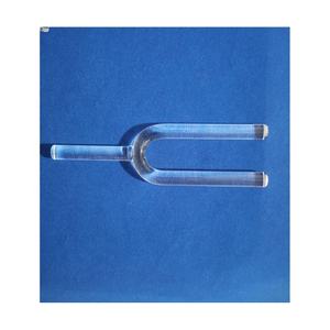 Set sintonizzato Chakra trasparente di alta qualità personalizzato diapason al quarzo per la guarigione del suono - Product Image 6