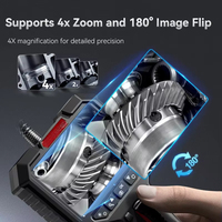 Pour Lancol 8.5mm endoscope articulé à objectif unique 180 degrés orientable 1080P LED endoscope caméra outils de Diagnostic pour inspecter
