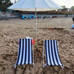 Portable Beach <b>Chair</b> Lounge <b>Chairs</b> Striped Cloth Detachable Beach Lounge <b>Recliner</b> Folding <b>Camping</b> <b>Chair</b> - Product Image 4