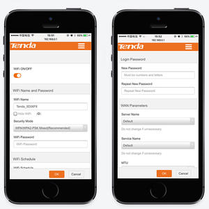 Tenda N318 300Mbps 2.4Gワイヤレス<span class=keywords><strong>WiFi</strong></span>ルーターファイアウォール付き & WEP 1 WAN <span class=keywords><strong>3</strong></span> LANポートホーム & SOHO <span class=keywords><strong>WiFi</strong></span>リピーター用 - Product Image 6
