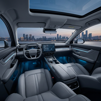 Nuevo Auto 2026 Chery Dashing I-DM SUV Híbrido Automático Turbo Asientos de Cuero R17 Volante a la Izquierda Largo Alcance V2L Interior Claro
