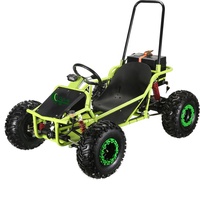 EGS 2025 1000W 48V 20Ah Kart Électrique Buggy pour Enfants et Adultes Frein à Disque Transmission par Arbre Suspension à Double Triangles Pneus Tout-Terrain