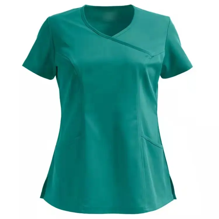 Nurse Scrub Set Customized Logo Medical Work Wear Uniforms