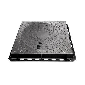 하이 퀄리티 D400 도로 웰 커버 사각 주철 연성 라운드 600*600mm 맨홀 커버 - Product Image 6