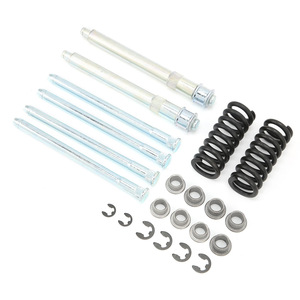 Kit de bisagras y bujes para puerta delantera, para camionetas y SUV Chevrolet GMC, 11022A, acero, fácil instalación, color plateado mate - Product Image 1