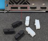 DVI PC VGA USB RJ45 Port caoutchouc Anti-poussière prise pour ordinateur portable téléphone ordinateur recyclage accessoire