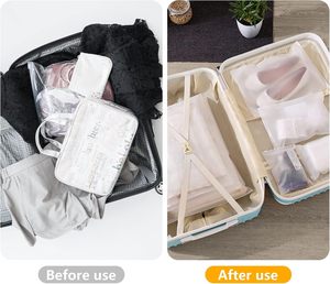 Sacs refermables rectangulaires pour vêtements, emballage de t-shirts, transparents, imperméables, recyclables, en matériau CPE, logo personnalisé, chaussures, chaussettes - Product Image 5