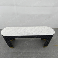 Table console de luxe meubles de salon tables console de chambre Table de bar en marbre