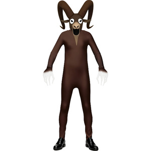 Costume de cosplay Halloween Monstre Cerf Monstre Chèvre pour enfants, combinaison intégrale animal de la forêt pour jeux de rôle et anime - Product Image 2