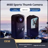 Nkiwi True 4K Numérique Action Sport Caméra Zoom IP68 20m Étanche Anti-Shake Grand Angle 60fps Vision Nocturne 50G Pouce WiFi