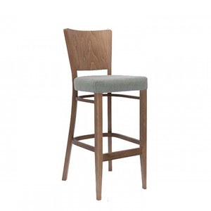 En <span class=keywords><strong>la</strong></span> parte baja de <span class=keywords><strong>la</strong></span> espalda de madera <span class=keywords><strong>redonda</strong></span> de metal <span class=keywords><strong>bar</strong></span> - Product Image 1