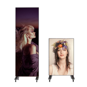 Cartelera digital Plegable Led Poster <span class=keywords><strong>Vertical</strong></span> Led Interior Digital Poster Pantalla Soporte de suelo - Product Image 1