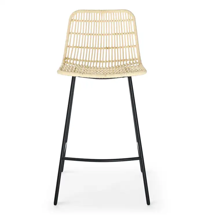 Modernes Design Zweiteiliges Set Bar Möbel Papiers eil Websitz Rattan Stuhl Esszimmer hocker Bar stühle