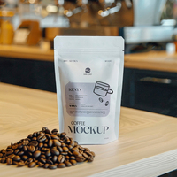 Sachets refermables personnalisés en Mylar et aluminium 200G 500G 1KG pour emballage de café