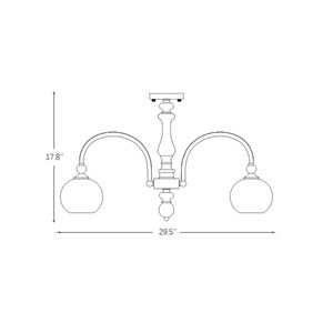 Retro American & French Style Copper Chandelier Amber Glass ceiling <b>Light</b> Base Adjustable Height for Living <b>Dining</b> Room - Product Image 2