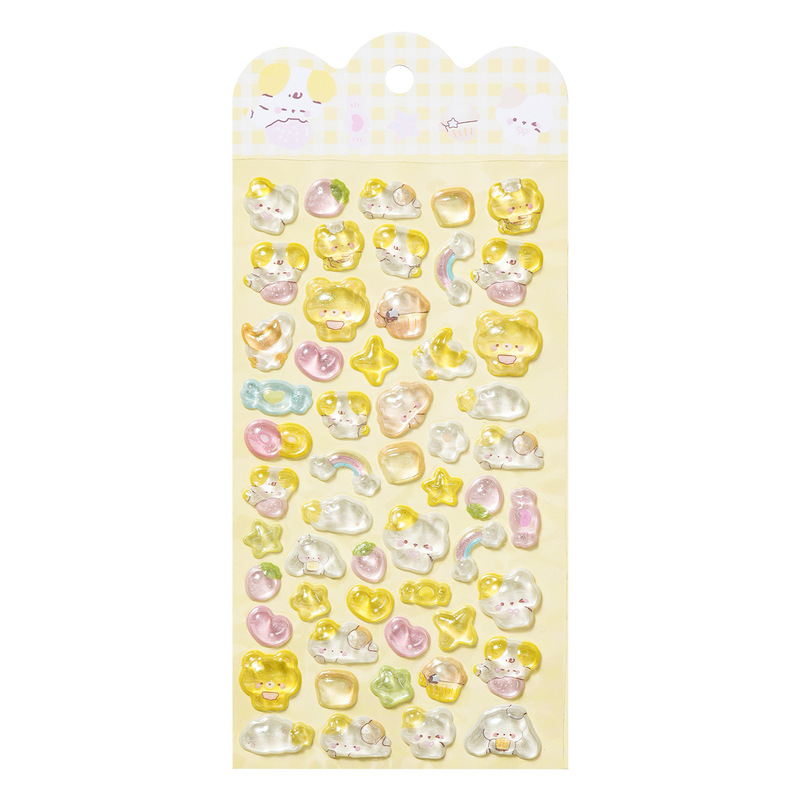 Wholesale 3D Stereo Embossed Girl Cartoon