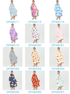 Cổ Trùm đầu Chăn Polyester Mặc Lông Cừu Tùy Chỉnh Áo Chăn Mềm Ấm Cúng Dài Tùy Chỉnh, Chăn Áo Cho Người Lớn Trẻ Em - Product Image 3