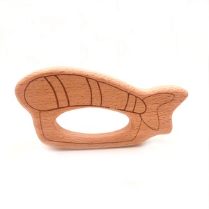 Natural de madera de haya Sushi bebé agarrando juguetes para la fabricación de la joyería - Product Image 2