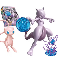Jouet en briques Keeppley, ventes chaudes, figurines miniatures assemblées Sprigatito Fuecoco Eevee Quaxly, modèle de construction en briques, jouet pour enfant, cadeau