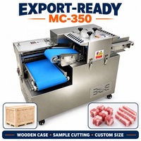 Machine automatique de découpe en dés et en lanières de viande fraîche pour le traitement du porc, du bœuf, de l'agneau et du poulet