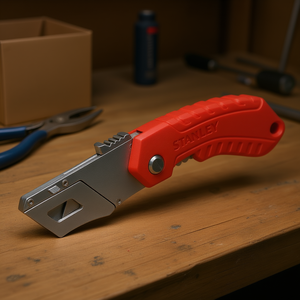 Cuchillo de Seguridad Plegable Stanley con Hoja Retráctil para Tareas de Corte de Precisión - Product Image 2