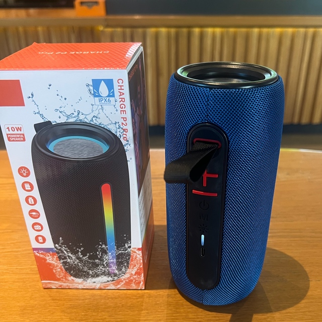 New Arrival 20w Portable Rgb Led Wireless Speaker Waterproof Mini Round Shape for Outdoor Bluetooth Communication
