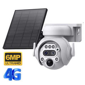 Ubox Ptz 4G Solar CCTV Cámara DE SEGURIDAD Ip 6MP12x Zoom Seguimiento automático inalámbrico con 4G y Wi-Fi para vigilancia - Product Image 1